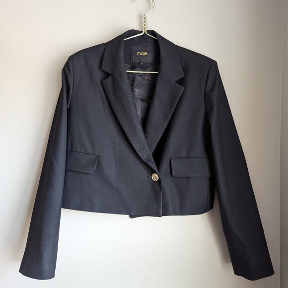 Maje Vakino Short straight-fit jacket - Picture 8 of 16